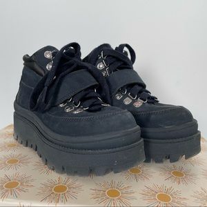 Jeffrey Campbell Leather Platform Sneaker Boot